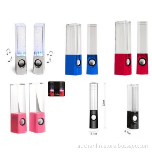 Portable Mini Water Dancing Speaker with LED